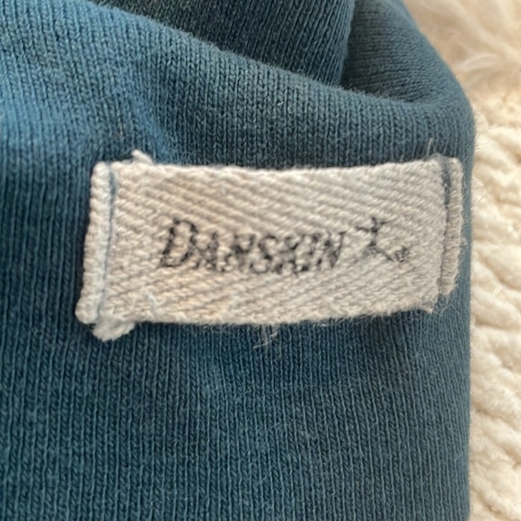 Vintage 90s Danskin 100% cotton green athletic pants sweatpants joggers womens S - Picture 3 of 7